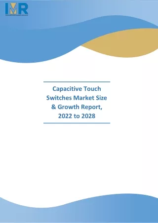 Capacitive Touch Switches Market