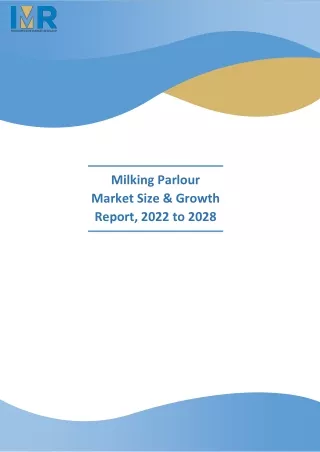 Milking Parlour Market
