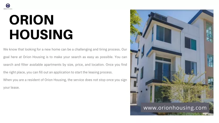 orion housing