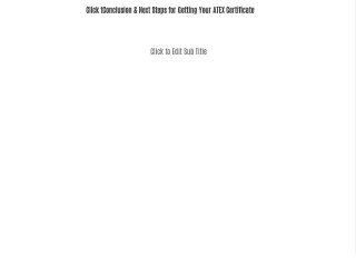 click tconclusion next steps for getting your