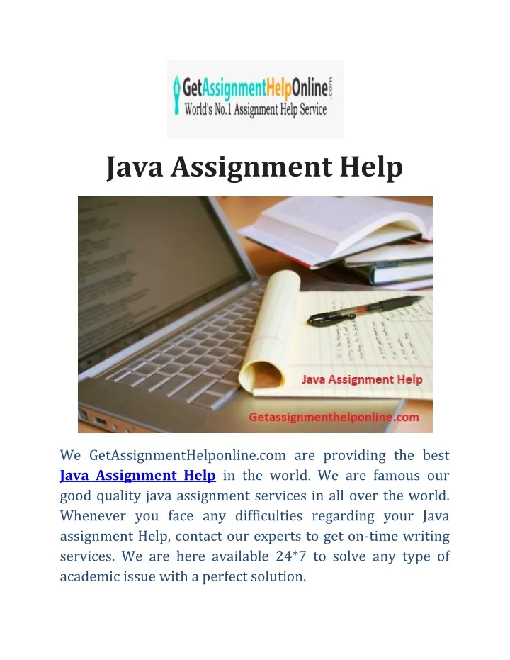 java assignment help