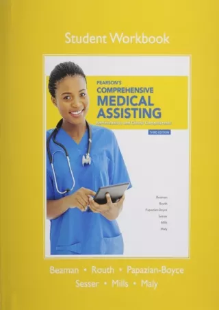 EBOOK Student Workbook for Pearson s Comprehensive Medical Assisting
