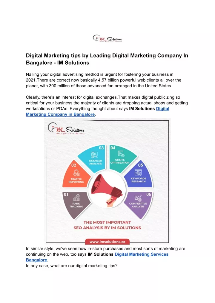 digital marketing tips by leading digital