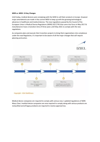 mdr vs mdd 13 key changes