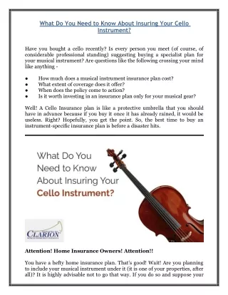 what do you need to know about insuring your