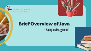 brief overview of java