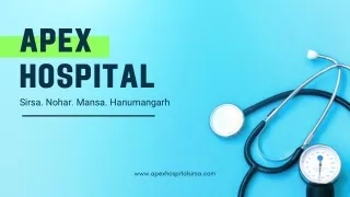Best IVF Centre Profile PDF Presentation - Apex Hospital