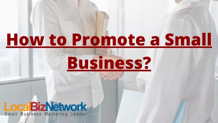 how to promote a small business