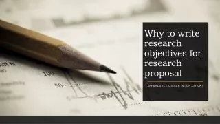 Why to write research objectives for research proposal
