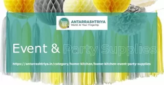 Best Online Shopping Platform for Event & Party Supplies in india