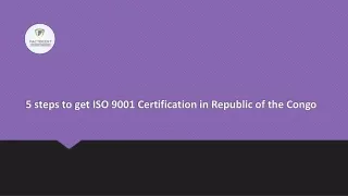 5 steps to get iso 9001 certification in republic