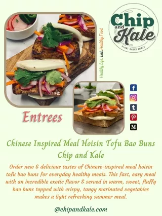 Chip and Kale - Chinese Inspired Meal Hoisin Tofu Bao Buns