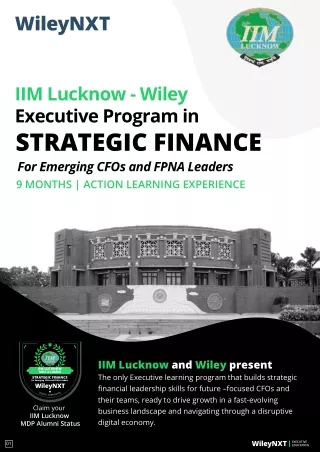 Strategic Finance