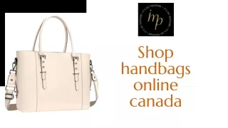 Shop Handbags Online Canada | Its My Pleasure Shop