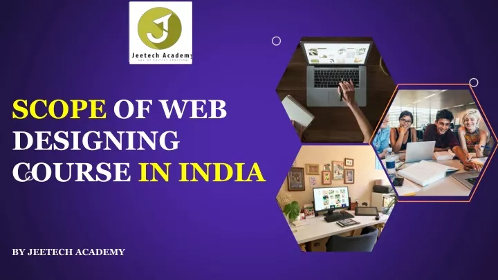 scope of web designing course in india