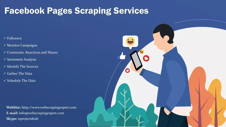 facebook pages scraping services