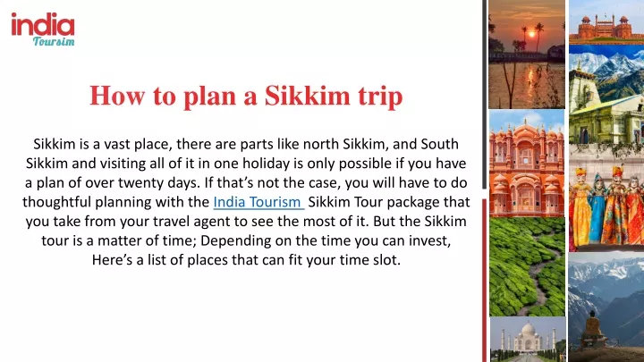 how to plan a sikkim trip