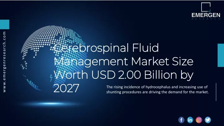 cerebrospinal fluid management market size worth