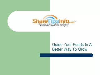 Advice For Earning Profit- Sharetipsnfo