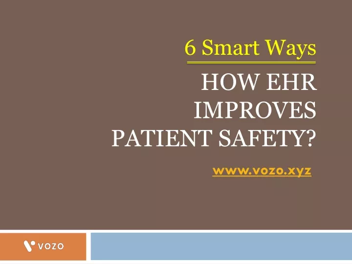 how ehr improves patient safety