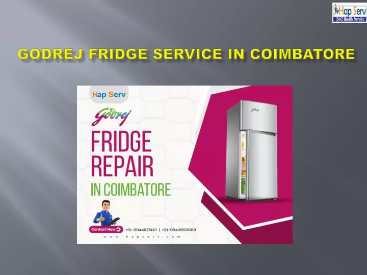 godrej fridge service in coimbatore