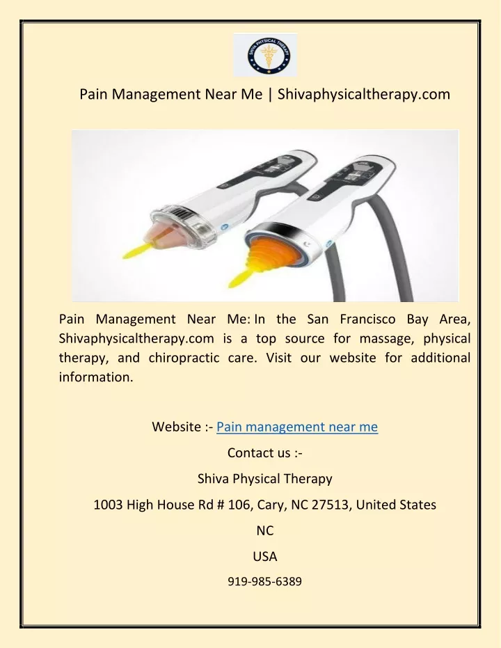 pain management near me shivaphysicaltherapy com