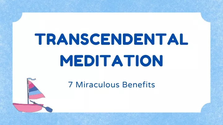 transcendental meditation