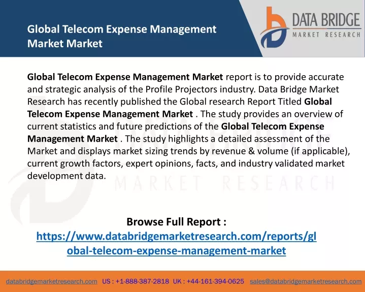 global telecom expense management market market