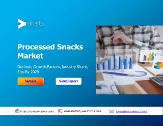 processed snacks market