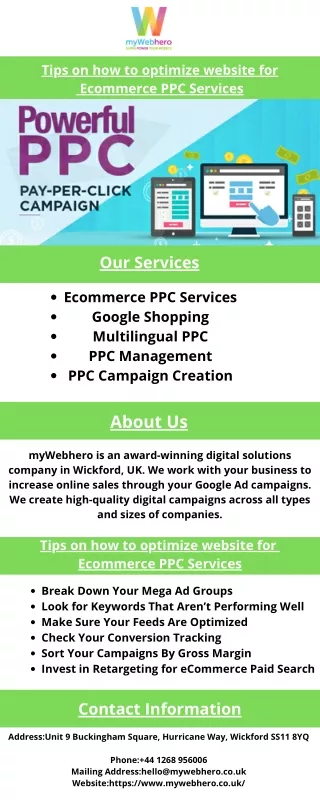 tips on how to optimize website for ecommerce