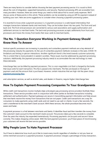 there are many factors to consider before