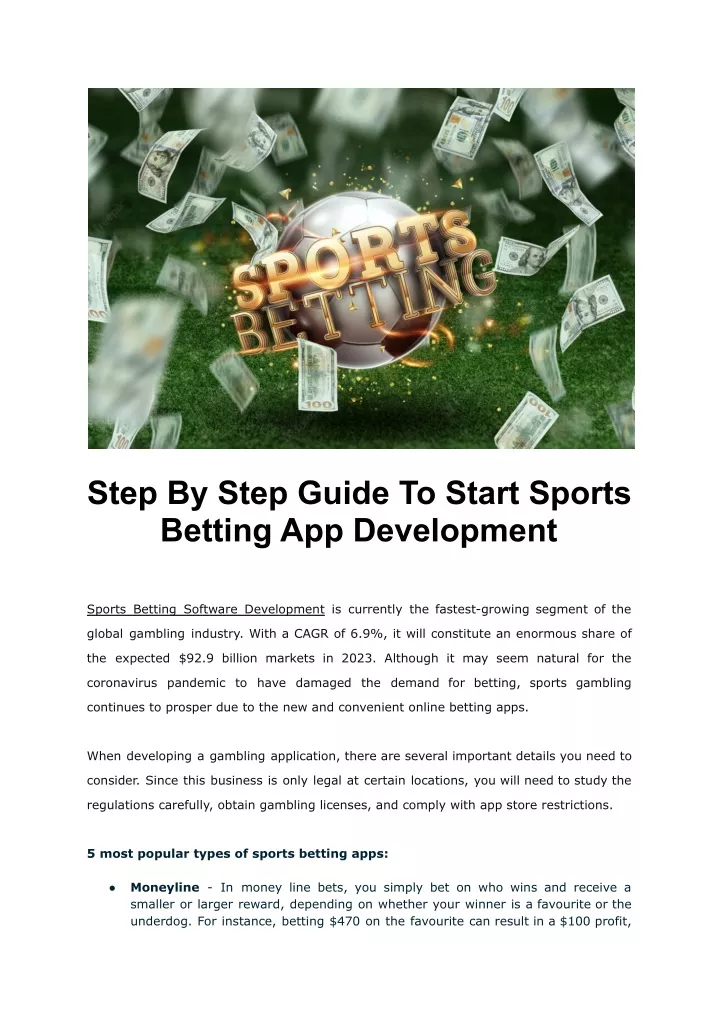 step by step guide to start sports betting