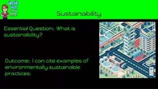 sustainability