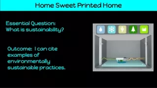 home sweet printed home