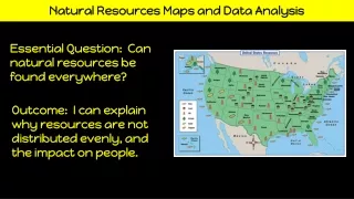 natural resources maps and data analysis