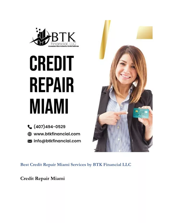 best credit repair miami services