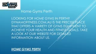 home gyms perth