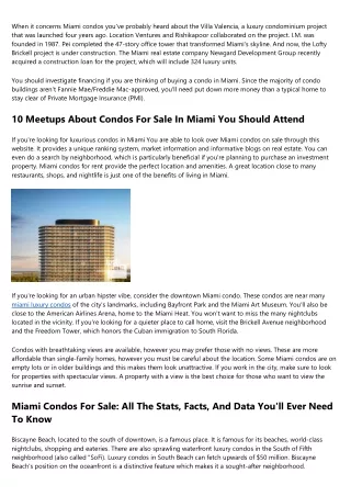 How Successful People Make The Most Of Their Miami Luxury Condo