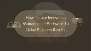 Innovation Management Software