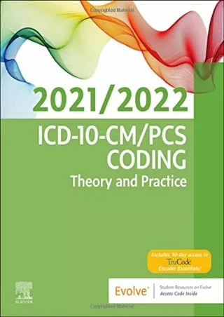EBOOK ICD 10 CM PCS Coding Theory and Practice 2021 2022 Edition