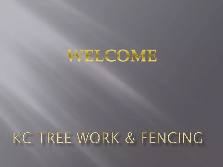 kc tree work fencing