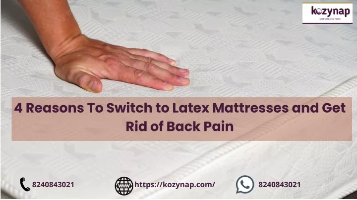 4 reasons to switch to latex mattresses