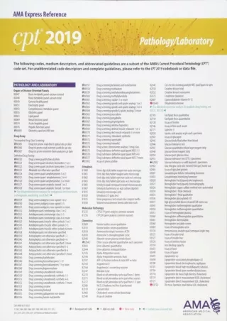 DOWNLOAD Erc CPT 2019 Pathology Laboratory