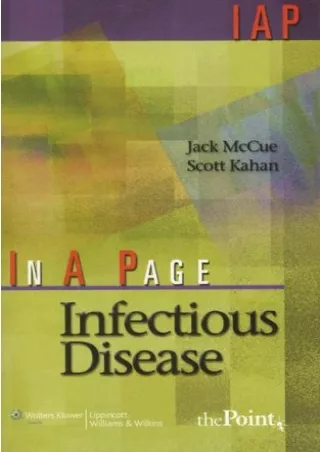 EBOOK In a Page Infectious Disease
