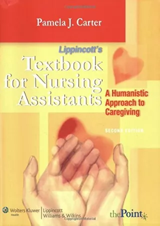 EPUB Textbook for Nursing Assistants A Humanistic Approach to Caregiving