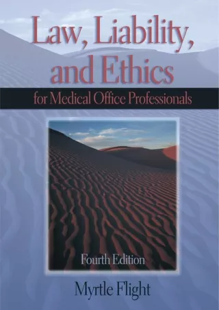 DOWNLOAD Law Liability  Ethics for the Medical Office Professional