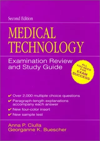 READ Medical Technology Examination Review and Study Guide 2nd Edition