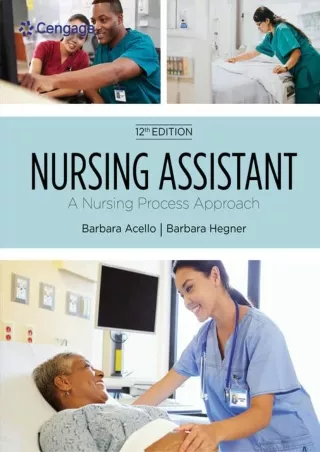 DOWNLOAD Nursing Assistant A Nursing Process Approach Soft Cover Version