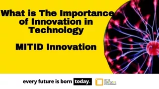 what is the importance of innovation