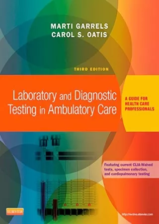 READ Laboratory and Diagnostic Testing in Ambulatory Care  E Book A Guide